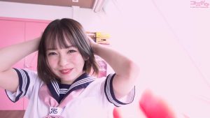 西元めいさシーン動画セーラー服風チラ告知