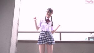 【シーン動画】西峰美月制服風パンチラ告知