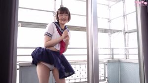 【シーン動画】中園めいなセーラー服風パンチラ告知